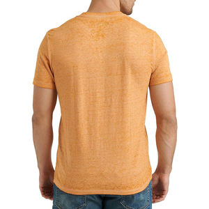 250g 100% coton hommes T-Shirts haute qualité poids lourd col en v à manches courtes vêtements en vrac Stock vente en gros t-shirts - Product Image 3