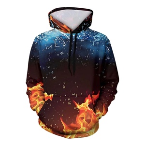 เสื้อฮู้ดดี้สีดำล้วนสำหรับผู้ชายขายส่ง และเสื้อสเวตเชิ้ตแบบ sublimation เสื้อฮู้ดดี้เปล่า unisex สำหรับพิมพ์ลายทั่วตัว เสื้อฮู้ดดี้แบบสั่งทำพิเศษ - Product Image 5