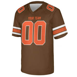 Camisetas de Fútbol Americano Elegantes, Personalizadas de Alta Calidad, Sublimación Completa, Talla XL, Camisetas y Tops de Moda a un Precio Económico OEM - Product Image 1