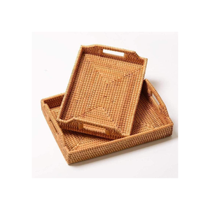 Bandejas decorativas Buena calidad Artesanía hecha a mano Lujo decorativo Diseño personalizado Fabricante de Vietnam - Product Image 3