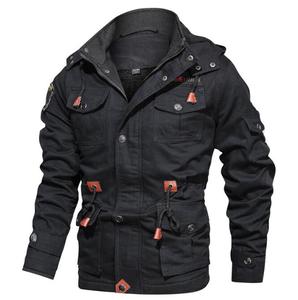 Abrigo personalizado de moda para hombre abrigo de lana de color sólido con capucha de talla grande para hombre chaqueta cálida de invierno para hombre - Product Image 4