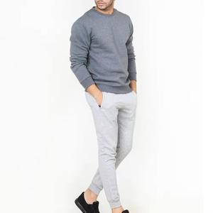 Sweat-shirt de luxe unisexe à col ras du cou brodé en éponge française Sweat-shirt à col rond en coton vierge de haute qualité pour hommes - Product Image 3