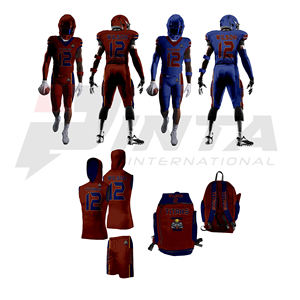 Camisetas y pantalones de fútbol americano personalizados duraderos, uniformes deportivos para equipos universitarios, kit de uniforme de fútbol americano personalizado para hombres - Product Image 1