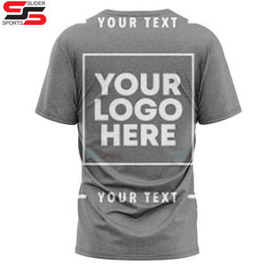 T-shirt surdimensionné en coton 100% Impression DTG Vente en gros T-shirt vierge lourd Nouvelle mode T-shirt à col rond pour hommes - Product Image 2