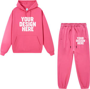 Conjunto de dos piezas para entrenamiento deportivo al aire libre, unisex, transpirable, de gimnasio, para correr, sudaderas con capucha del fabricante - Product Image 2