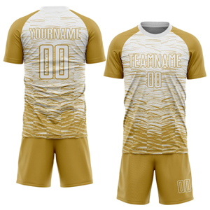 Uniformes de fútbol personalizados de alta calidad Tela transpirable de secado rápido estirable con diseño único - Product Image 4