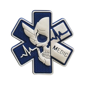 Parche de PVC de alta resistencia con borde Merrow para uniformes, uso táctico, equipo para exteriores y promociones - Product Image 4