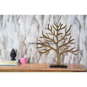 Sculpture en métal de conception créative de luxe pour la décoration à la maison cadeaux de mariage couleur or plaqué brillant à la main avec la meilleure qualité - Product Image 6