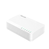 Tenda S105 5 Port 10/100Mbps saklar jaringan cepat dengan IEEE 802.3u/x, pasang dan mainkan, dudukan dinding dan Desktop, hemat energi