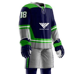 Meilleur style d'uniforme de hockey sur glace respirant à séchage rapide pour hommes et vêtements de sport personnalisables pour hommes adultes uniforme de hockey sur glace - Product Image 6