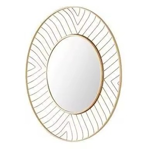 Cadre de miroir moderne fait main de designer doré avec un style charmant pour la décoration de la maison, de l'hôtel, du bureau et du salon. - Product Image 5