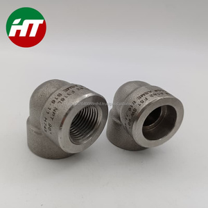 Acoplamiento roscado de 90 grados de alta presión, inserto reductor de soldadura, codo de venta de fábrica - Product Image 3