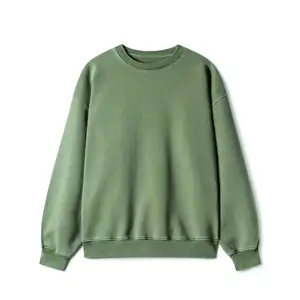 New Factory Custom Logo Solid Color Cotton Sweatshirt Wholesale Men's Crewneck Sweatshirt Top Selling Men Sweatshirt