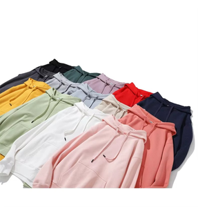 เสื้อฮู้ดสวมหัวสำหรับผู้ชายผ้าคอตตอนไซส์ใหญ่พิเศษ500GSM 100% โลโก้นูน3D พิมพ์ลายพัฟออกแบบได้ตามต้องการสำหรับฤดูหนาว - Product Image 4