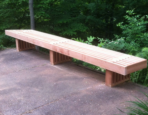 Kits de bancs de jardin en bois dur (S4S / FSC 100%) - Product Image 4