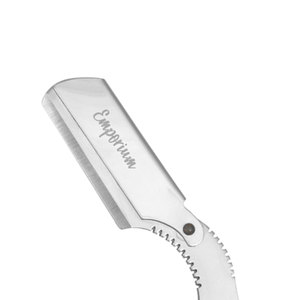 Maquinilla de afeitar profesional para Barbero, mango de madera para salón de belleza, con corte recto, venta al por mayor - Product Image 6