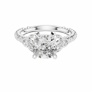 2.43ct Cushion Cut Moissanite Solitaire <b>Ring</b> 925 Sterling <b>Silver</b> Engagement and Wedding <b>Band</b> Handmade Prong Setting Bridal <b>Ring</b> - Product Image 1