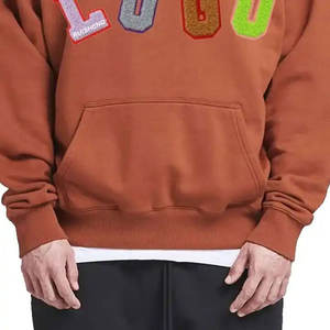 เสื้อฮู้ดดี้ปักลายเชนิลล์ ปรับราคาได้ สำหรับผู้ชาย ป้องกันรอยยับ คุณภาพพรีเมียม ระบายอากาศได้ดี น้ำหนักเบา - Product Image 4