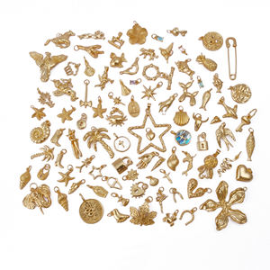 Colgante de Cactus Chapado en Oro de 19x12mm, Estilo Bohemio Minimalista y Moderno, Accesorio Unisex para Niños para Hacer Joyas DIY, a la Moda - Product Image 6