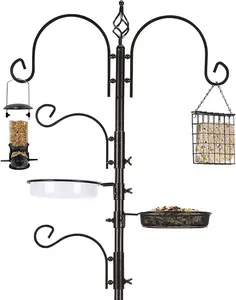 high quality Bird Feeding Station Kit Bird Feeder Pole Wild Bird Feeder Hanging Kit Planter Hanger Multi Feeder Hanging