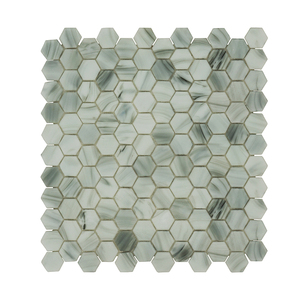 Mosaïque hexagonale au Design Unique avec <span class=keywords><strong>carrelage</strong></span> en pierre verte aspect marbre pour la décoration de la maison - Product Image 1