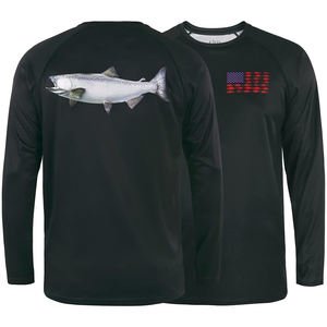 <b>Moisture</b> <b>Wicking</b> UPF 50 Fishing <b>Shirts</b> Hot Sales Customized Sublimation Printing Long Sleeve Recycled Fishing Wear - Product Image 3