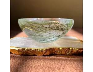 Remolino Color personalizado hecho a mano ODM resina epoxi ecológico ensalada y fruta servir vajilla tazón fiesta uso Hogar y Hotel - Product Image 3