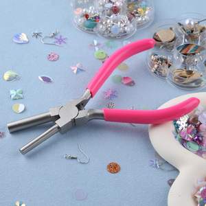 Alicates profesionales para hacer fianzas de acero al carbono de 6mm y 8mm, Mango antideslizante para doblar alambre, fabricación de joyas, anillos de salto para envolver alambre - Product Image 5