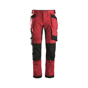 Men's Breathable CE Certified <b>Work</b> <b>Pants</b> Polyester Abrasion Resistant <b>Black</b> and Brown with Multiple Pockets for Construction Use - Product Image 6