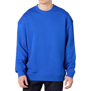 Sudadera Extra Grande de Cuello Redondo para Hombre, Estilo Urbano, Lisa, Cómoda y Holgada - Product Image 1