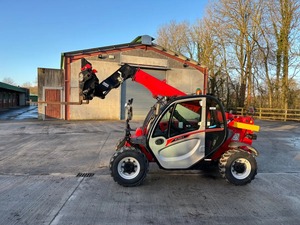 Chariot télescopique Manitou MT625II d'occasion 4x4, 12 tonnes, tout-terrain, avec moteur AC pour ferme et cour - Product Image 1