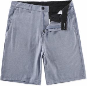 Pantalones cortos de golf híbridos de algodón 100% para hombre, ligeros, de secado rápido, informales, con entrepierna de 9 pulgadas y 4 bolsillos ecológicos - Product Image 1