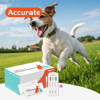 Kit de test rapide combiné CDV CPV ICH Ab pour la détection des anticorps de la maladie de Carré, du parvovirus et de l'hépatite infectieuse chez le chien – Test sanguin vétérinaire pour animaux de compagnie