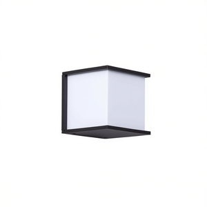 Lampe murale extérieure en aluminium noir, lumière extérieure élégante pour la maison ou le bureau - Product Image 2