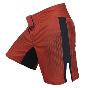 กางเกงขาสั้น UFC สำหรับชกมวยสำหรับผู้ใหญ่เสื้อกีฬากางเกงมวยผ้าโพลีเอสเตอร์ระบายอากาศ100% - Product Image 1