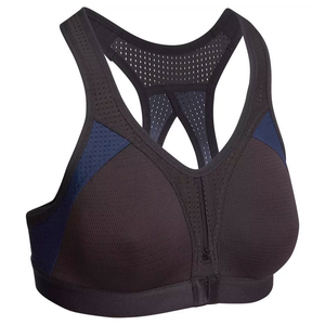 Ladies For Gym Round Neck Yoga Bra Workout Yoga Top Seamless Yoga Sport Bra for Women's Adults - Product Image 3