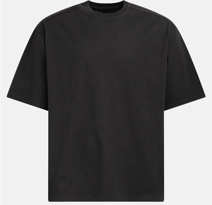 Camiseta Corta Holgada de Estilo Urbano para Hombre, Bordado Personalizado, Camiseta de Primera Calidad, Ajuste Holgado, Suministro Directo de Fábrica al por Mayor - Product Image 2