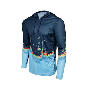 Sweat à capuche de pêche sublimé pour tournoi, 100% polyester, jersey à séchage rapide, écologique, durable, respirant - Product Image 2