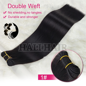 High Quality 100% Remy Human <b>Hair</b> Vietnamese Weft Straight Super Double Drawn Silky No Shedding Dyed for Salons Vendors - Product Image 5