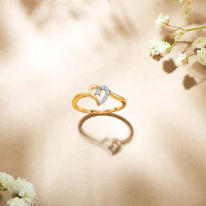 แหวนทองคำและเพชรตลอดกาลในใจ - Product Image 1