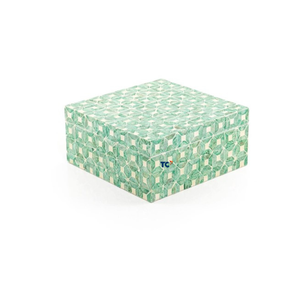 Caja de pañuelos rectangular de madreperla de alta calidad más vendida, caja de almacenamiento hecha a mano de Thanh Cong, nuevos artículos al por mayor - Product Image 2