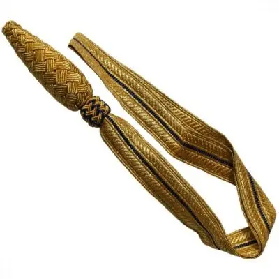 custom high quality 2023 latest sabre knot golden color high quality ceremonial uniform Sabre Knot