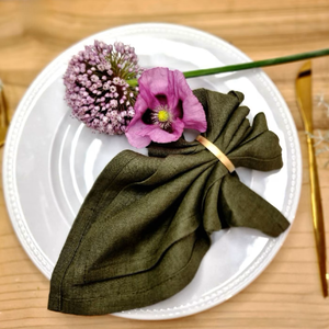 Top Selling Stocked Eco-Friendly Floral Pattern Pure Metal Napkin Ring for Wedding Reception Home Dining Decor Worldwide Export - Product Image 3