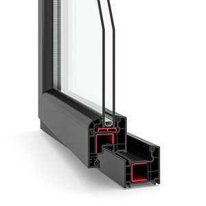 Portes et fenêtres en PVC sur mesure de conception européenne |   Système de fenêtres en PVC à haute efficacité énergétique avec garantie de 5 ans - Product Image 5