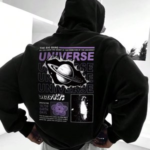 Sweat à capuche pour hommes Sweat-shirt surdimensionné avec un design unique, pull à capuche avec grande poche, sweats à capuche pour hommes, sweat à capuche unisexe - Product Image 1