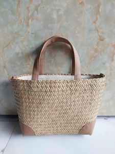 Bolsas de jacinto de agua duraderas hechas a mano de Vietnam de buena calidad/bolsos de mujer/bolso de playa de paja - Product Image 5