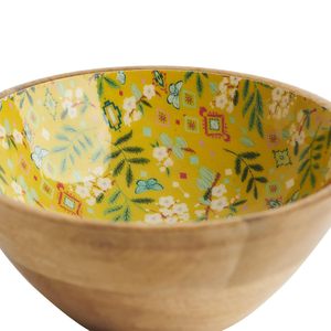 ชามไม้อะคาเซียทำมือที่มีผิวเรียบสำหรับเสิร์ฟสลัดผลไม้สดและของขบเคี้ยวและเหมาะสำหรับการใช้ในชีวิตประจำวัน - Product Image 6