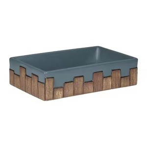 Commode une pièce de luxe en céramique monobloc placard à eau toilette hôtel 5 étoiles ensemble de salle de bain complet réservoir dissimulé p-trap carré - Product Image 6