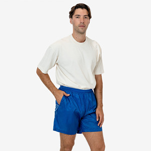 Bañador de cintura elástica personalizado para hombre más vendido, pantalones cortos de playa, patrón ecológico, diseño sólido, ropa de baño para hombre para verano - Product Image 1