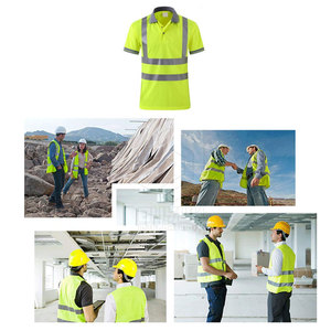 Ropa DE TRABAJO Camisa de seguridad de poliéster de nylon Camisa DE SEGURIDAD hecha a medida Camisa de seguridad de alta visibilidad más vendida - Product Image 4